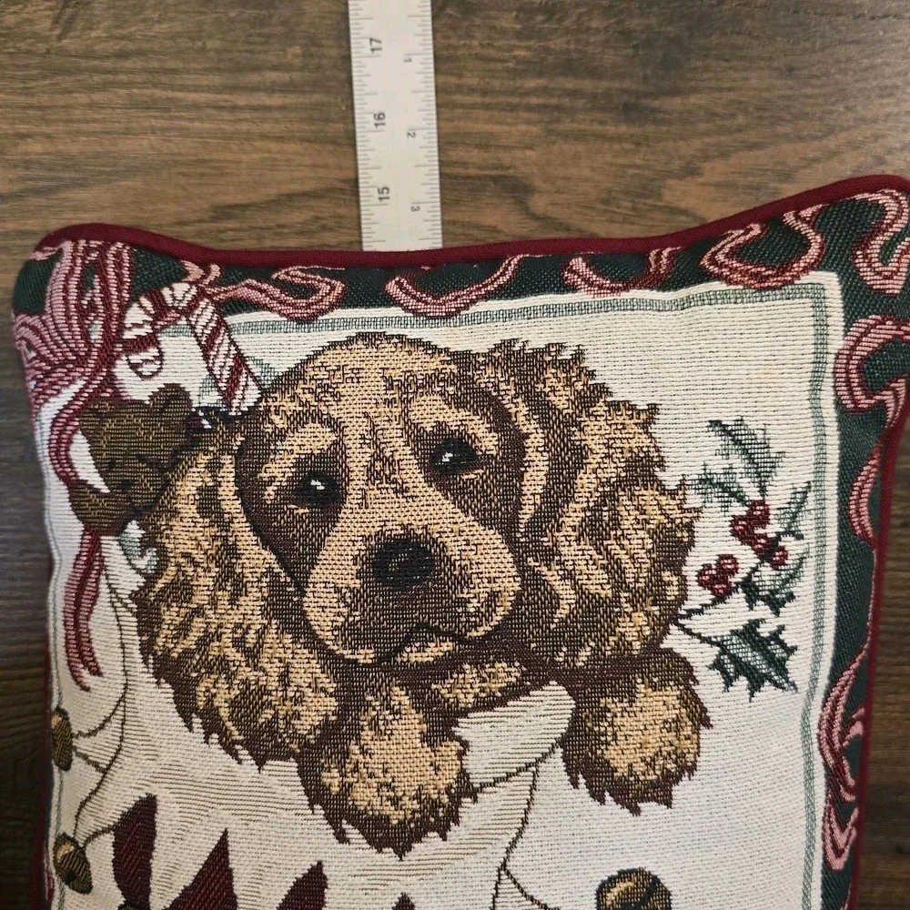 Riverdale Christmas Cocker Spaniel Stocking Pillow 14.5